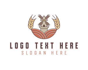 Organic Flour Farm Logo