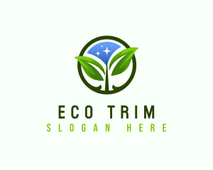 Eco Leaf Nature logo design