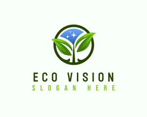 Eco Leaf Nature logo design