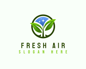 Eco Leaf Nature logo design