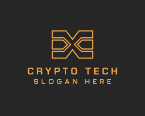 Crypto - Digital Crypto Technology logo design