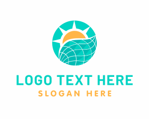 Eco - Solar Panel Nature logo design