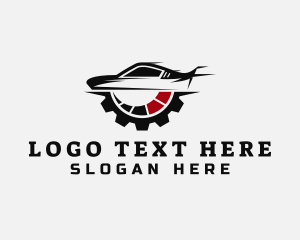 Vehicle - Cog Vehicle Speedometer logo design