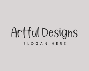 Generic Handwritten Wordmark logo design