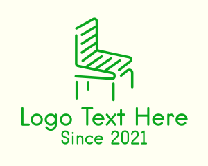 Outdoor - Green Outdoor Chair logo design