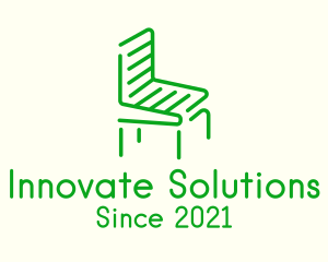 Furniture Shop - Green Outdoor Chair logo design
