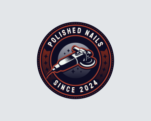 Polisher Buffer Detailing logo design