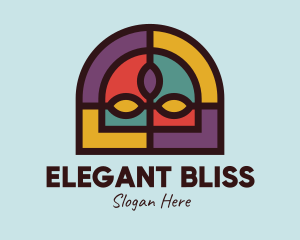 Basilica - Colorful Mosaic Leaf logo design