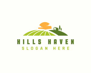 Farm Field Yard logo design