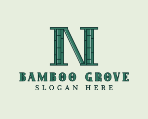 Bamboo - Natural Bamboo Garden logo design