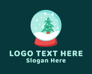 Christmas - Snow Globe Christmas logo design