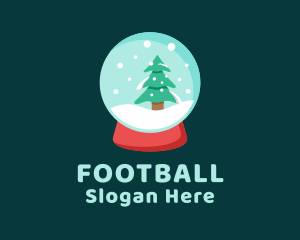 Snow Globe Christmas  Logo