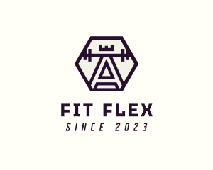 Fitness - Gym Castle Letter A logo design