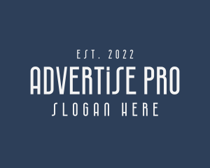 Advertising - Modern Advertising Firm logo design