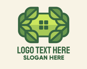 Landscape Architect - Green Leaf Window logo design
