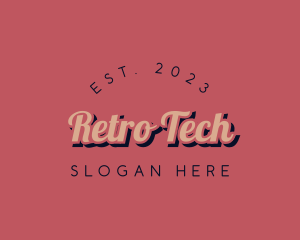 Funky Retro Business logo design