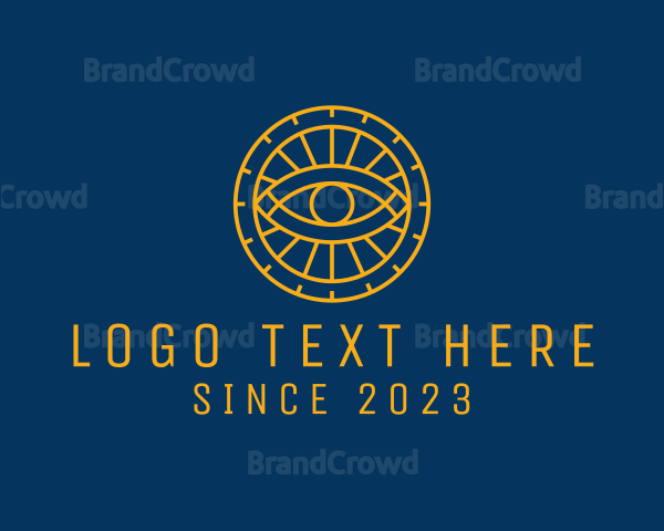 Luxury Eye Grid Astrology Logo