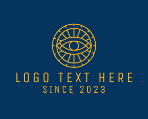 Visual - Luxury Eye Grid Astrology logo design