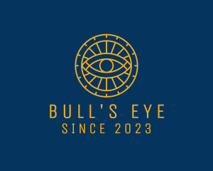 Luxury Eye Grid Astrology logo design