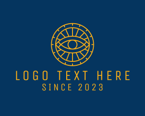Pupil - Luxury Eye Grid Astrology logo design