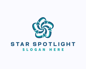 Arrow Star Logistics logo design