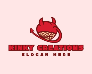 Kinky - Naughty Devil Fashion logo design