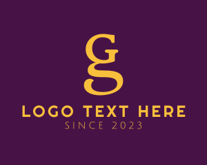 Letter GS - Elegant Modern Business logo design
