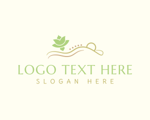 Therapist - Flower Massage Therapy logo design