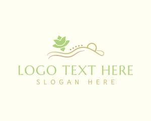 Therapy - Flower Massage Therapy logo design