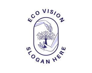 Organic Nature Tree logo design