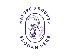 Organic Nature Tree logo design