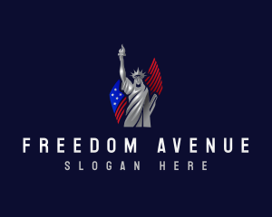 Liberty - New York Liberty Statue logo design