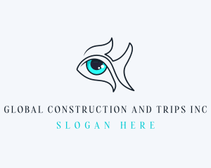Aquatic - Fish Eye Vision logo design