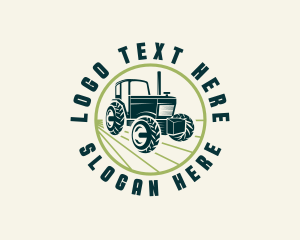 Countryside - Agriculture Farming Tractor logo design