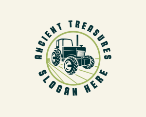 Agriculture Farming Tractor logo design