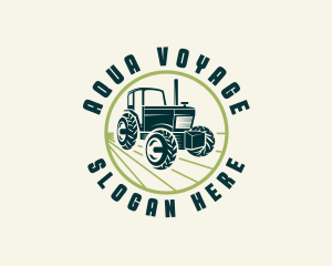 Agriculture Farming Tractor logo design