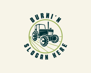 Agriculture Farming Tractor logo design