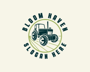 Agriculture Farming Tractor logo design