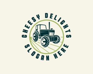 Agriculture Farming Tractor logo design