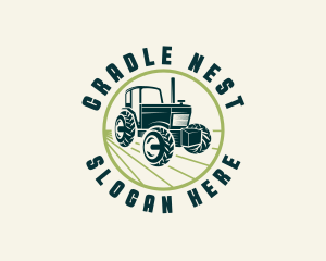 Agriculture Farming Tractor logo design