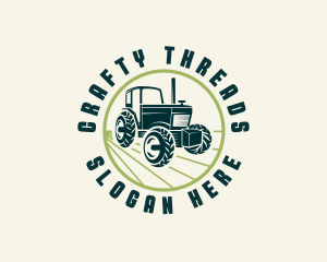 Agriculture Farming Tractor logo design