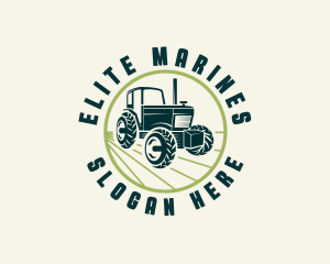 Agriculture Farming Tractor logo design