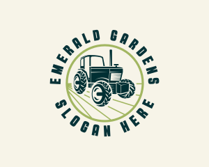 Agriculture Farming Tractor logo design