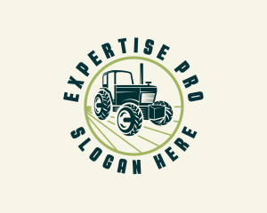 Agriculture Farming Tractor logo design