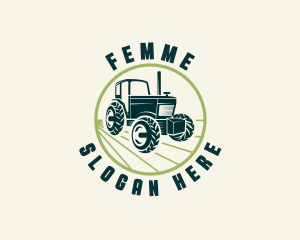 Agriculture Farming Tractor logo design