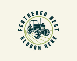 Agriculture Farming Tractor logo design