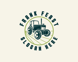 Agriculture Farming Tractor logo design