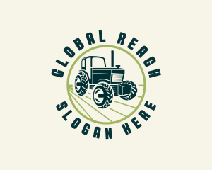 Agriculture Farming Tractor logo design