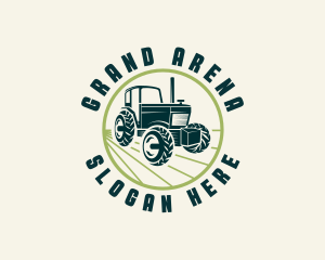 Agriculture Farming Tractor logo design