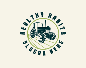 Agriculture Farming Tractor logo design